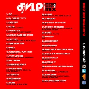 2012 Wrap Up Mix Back Artwork